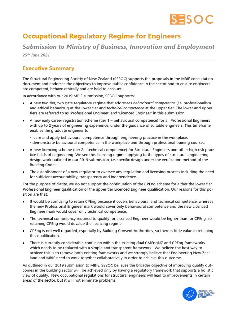 2021-MBIE-Occupational-Regulation-for-Engineers-SESOC-Submissionweb ...
