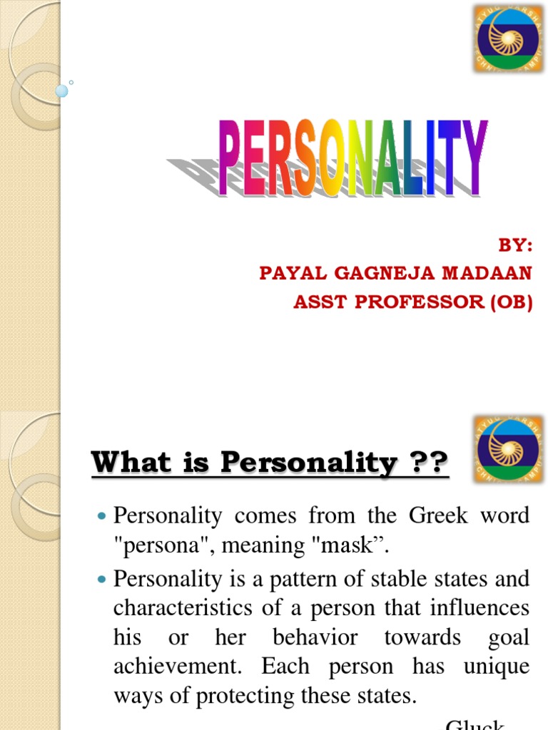 Personality Pdf Extraversion And Introversion Self Actualization