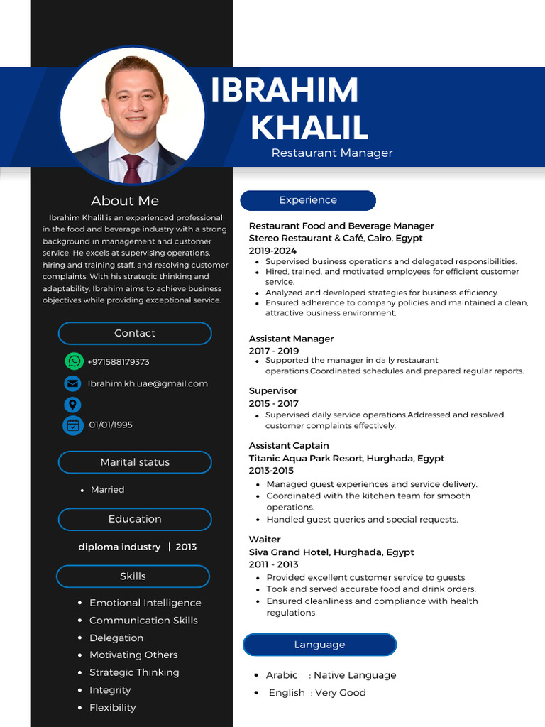 Ibrahim Khalil Updated s2 | PDF | Restaurants | Business