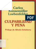 CULPABILIDAD Y PENA - CARLOS KÜNSEMÜLLER