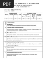 Software Engineering GTU Syllabus