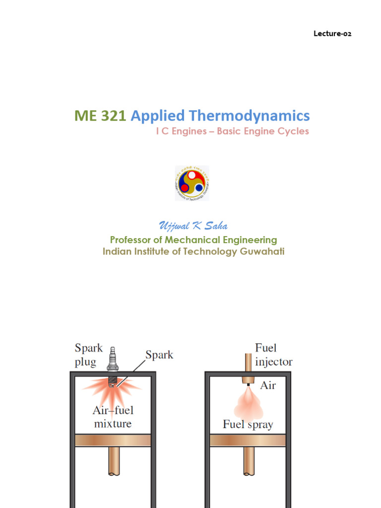 ME 321 ATD 02 Basic Engine Cycles Circulation | PDF | Engines | Energy ...