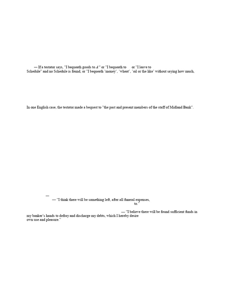 Residuary Legatee | PDF | Will And Testament | Legal Documents