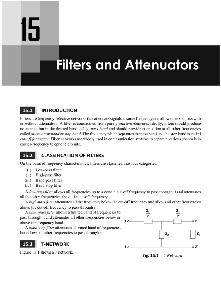 Filters | PDF | Electronic Filter | Low Pass Filter