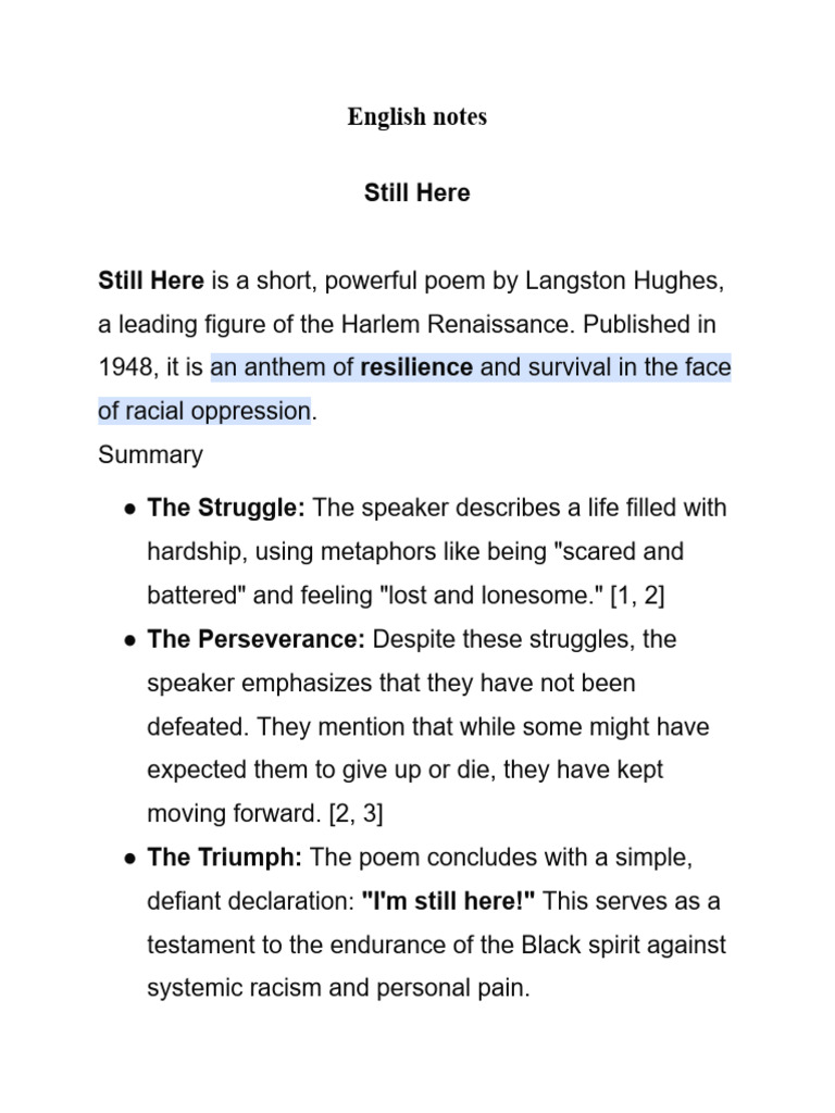 English Notes | PDF