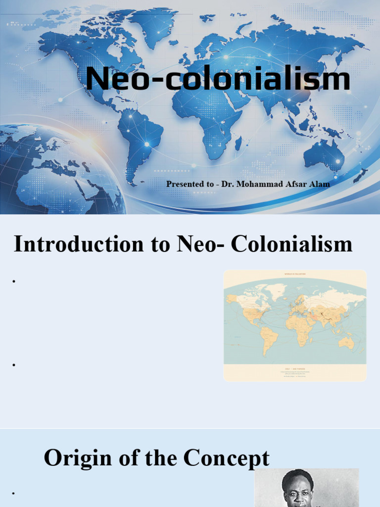 Neo-colonialism ppt | PDF | International Monetary Fund | Economies