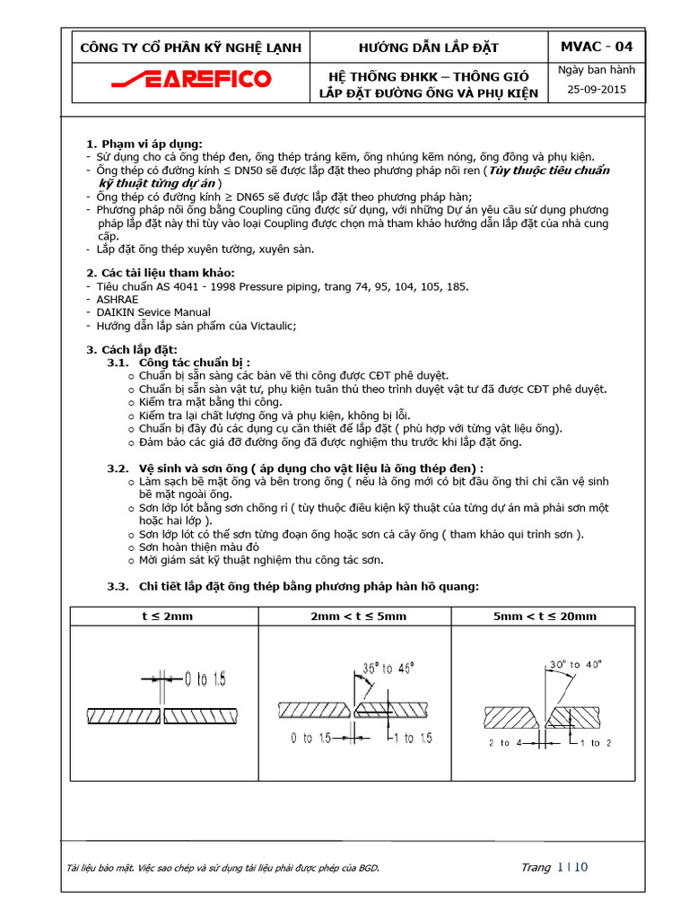 Mvac-04 Lap Dat Ong Phu Kien | PDF