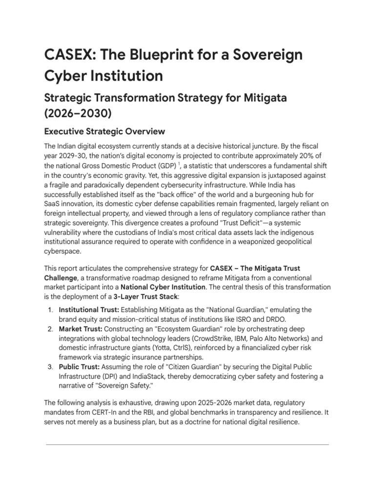 _CASEX_ a Trust-Building Playbook | PDF | Computer Security | Security