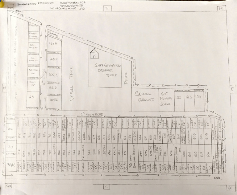 Block 7 Layout Map | PDF
