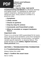Laptop Troubleshooting Guide | PDF | Bios | Booting