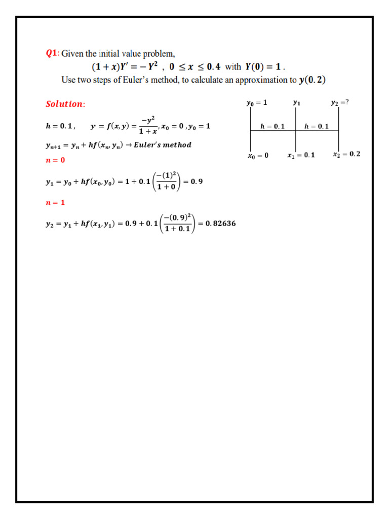 Solutions Sheet No5-1 | PDF