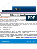 Differential Calculus