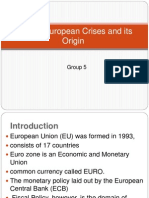 Current European Crises and Its Origin: Group 5