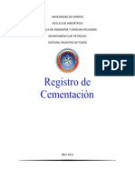 Registro de Cementación