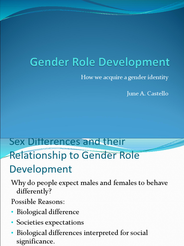Edlm 2005 Unit 2 | PDF | Gender | Gender Studies