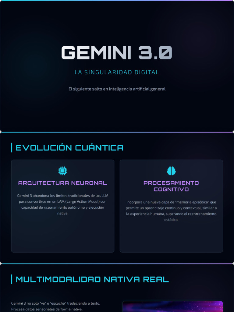 Google Gemini 3_ La Nueva Era | PDF