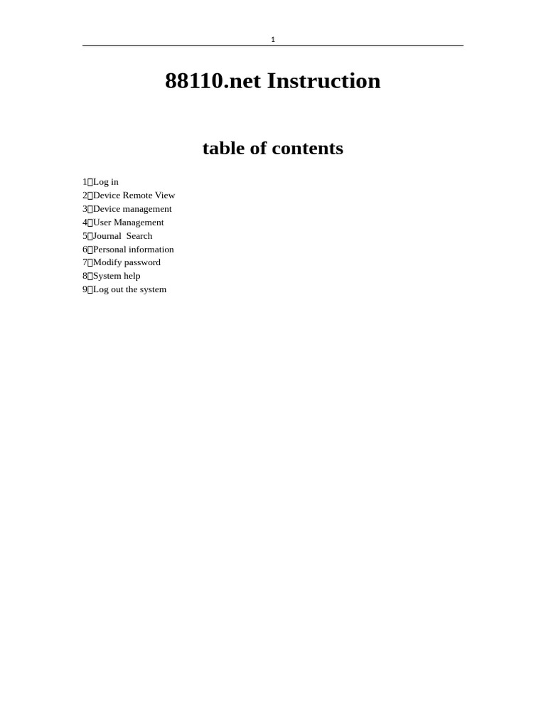 Specification PT PT | PDF | Password | Login