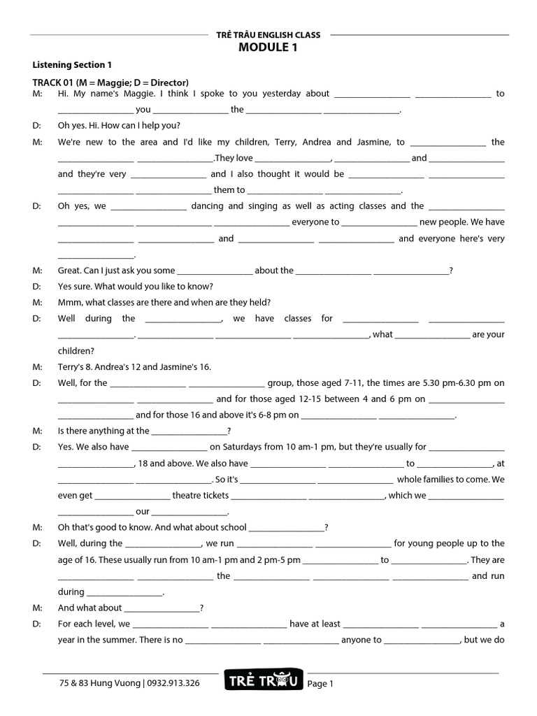 IELTS Advanced (A) - Audio Scripts - Dictation Only (2) | PDF