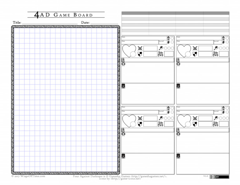 4ad - Cheatsheets - Game_board | PDF