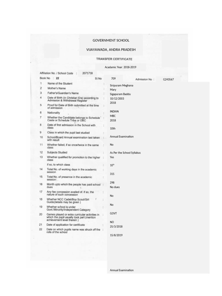 Doc1 Tc Form Recorrected 3 | PDF