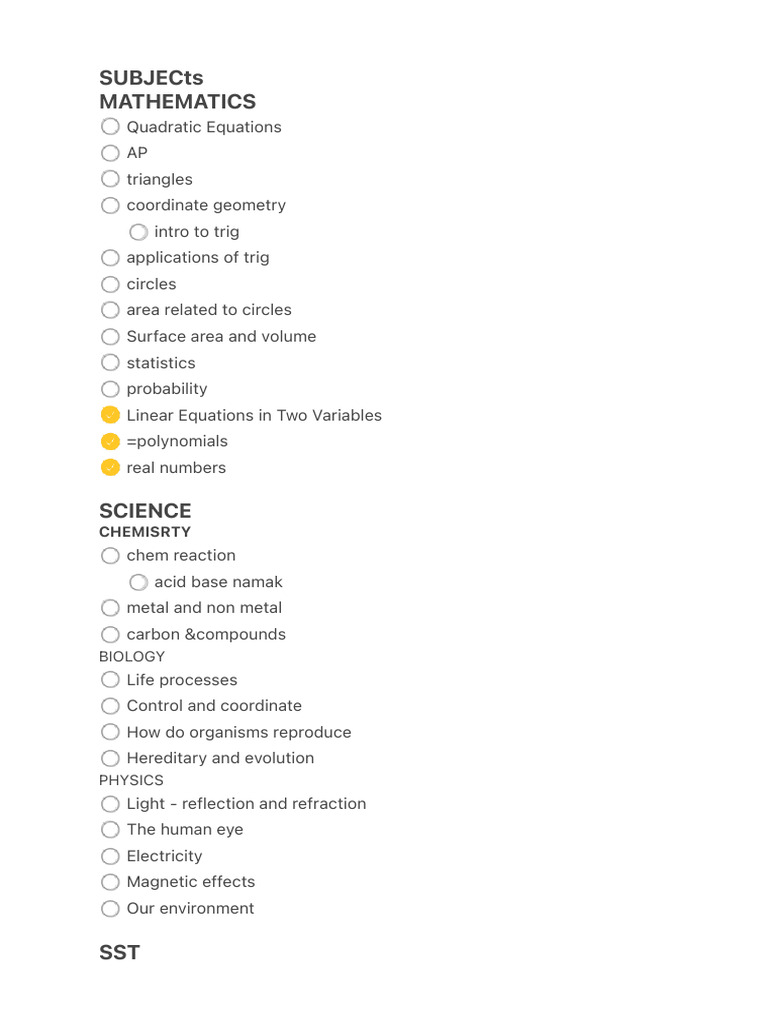 Subjects | PDF