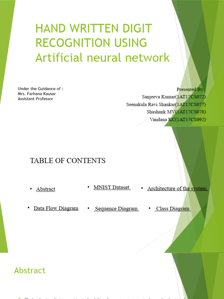 508964489 Handwritten Digit Recognition ANN | PDF | Statistical ...