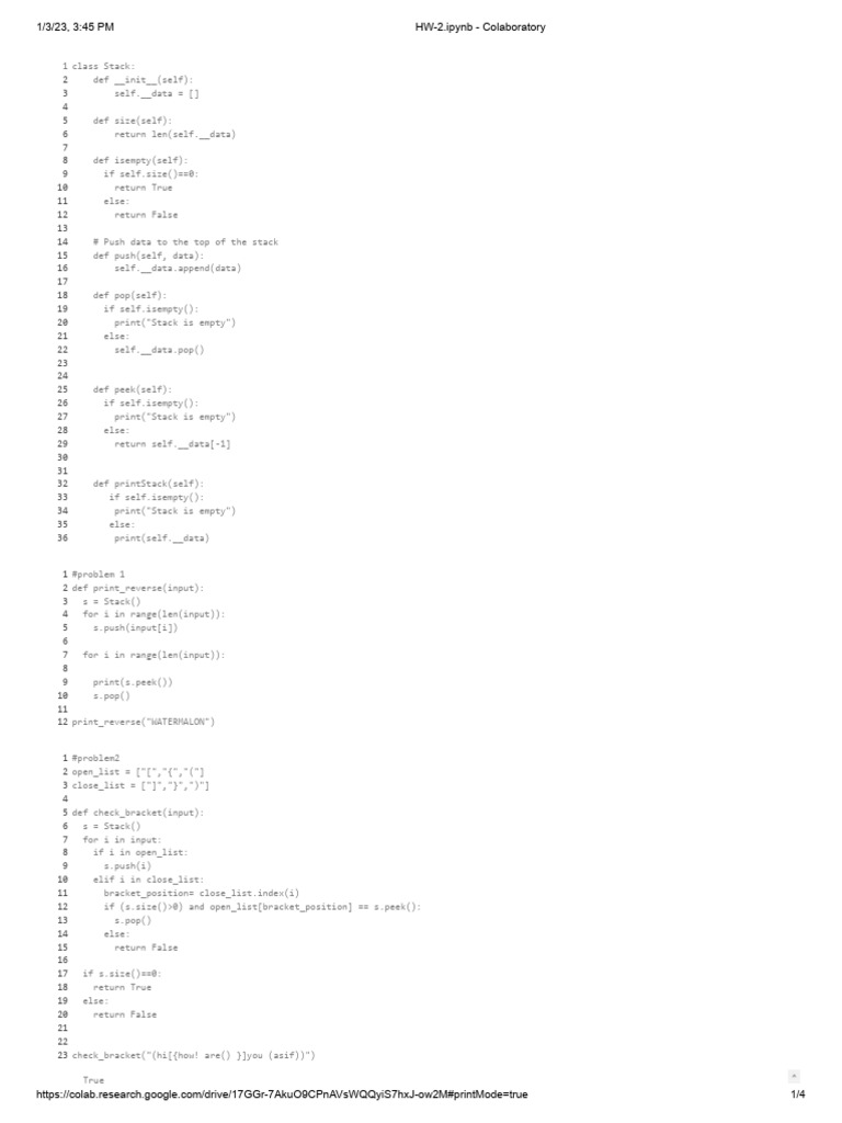 2 Stack and Queue Solution | PDF | Computer Programming | Algorithms ...