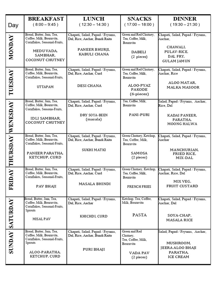 May_Menu | PDF | Food And Drink | South Asian Cuisine