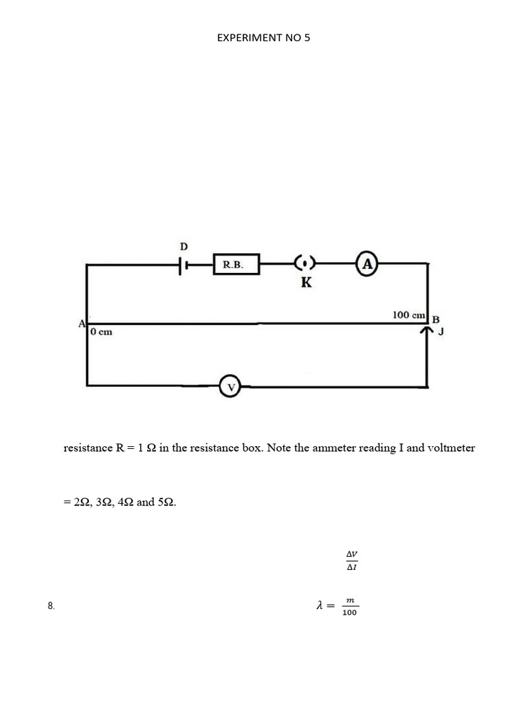 Experiment No 5 | PDF