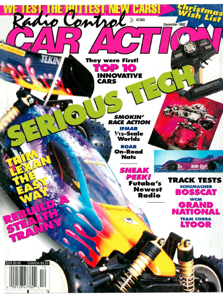 Radio Control Car Action Magazine 1992-12 | PDF