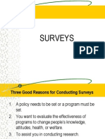 How to Write a Good Survey
