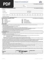 MIE Background Screening Consent Form | PDF | Criminal Record | Privacy