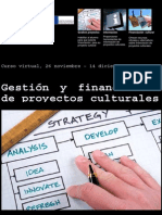 Curso Diseño Proyectos Culturales