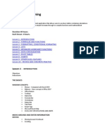 Training Contents - Excel 2007 - For PM