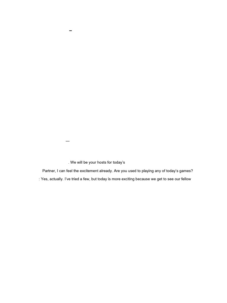 February 5, 2026 (Thursday) Script | PDF