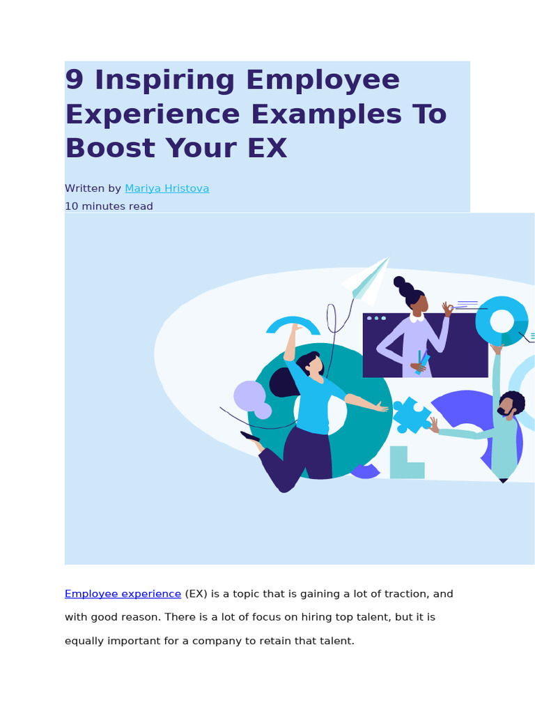 EX AIHR - 9 Inspiring Employee Experience Examples To Boost Your EX | PDF