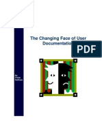 Changing Face of User Doc