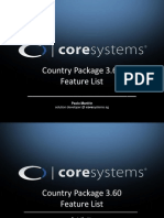 What's New in Country Package 3.60 for SAP Business One