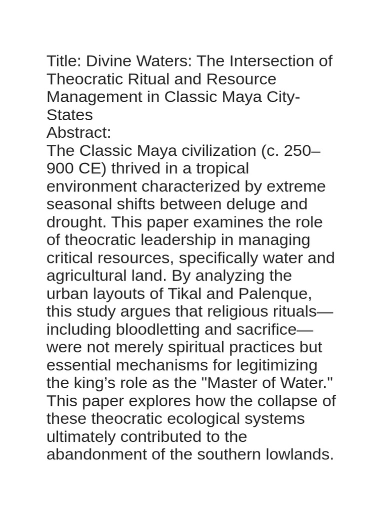 Notes_260507_000010 | PDF | Maya Civilization