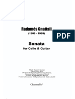 Radamés Gnattali - Sonata Cello e Violão