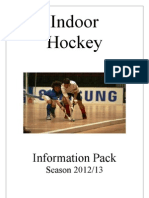 Indoor Hockey - Brisbane Info Pack