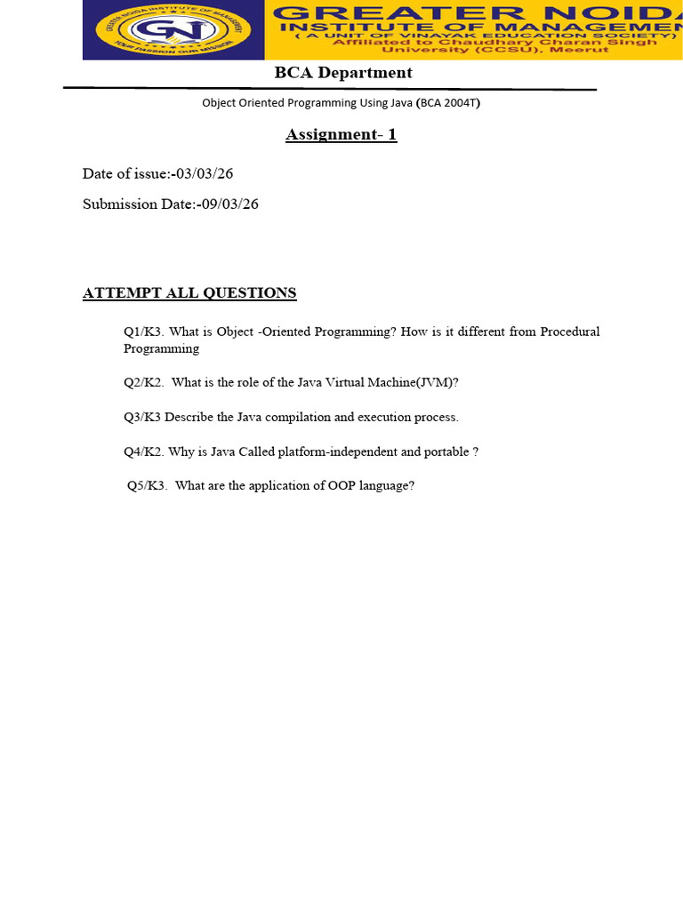 Assignment 1 | PDF