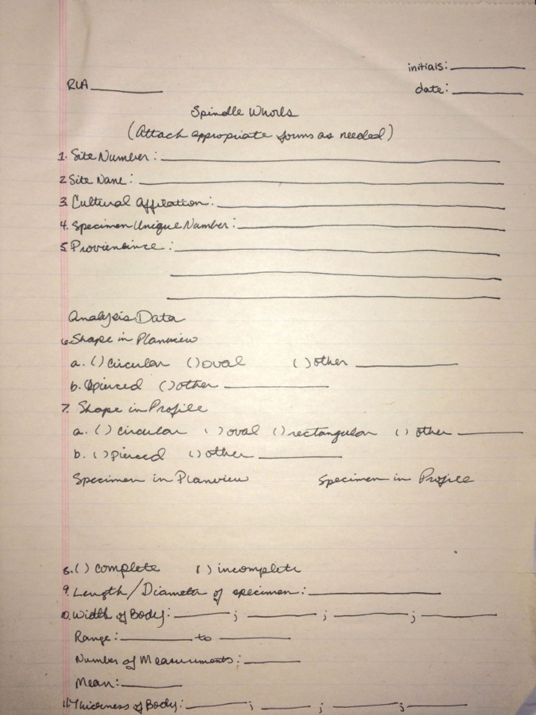 Whorls Old RLA Form Draft | PDF