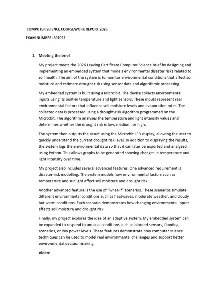 Computer Science- Coursework Project, By Grace Bi Kenny, 2026- Final ...