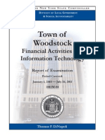 Town of Woodstock: Financial Activities and Information Technology
