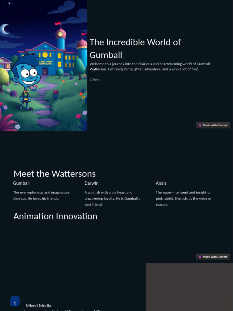 The Incredible World of Gumball | PDF