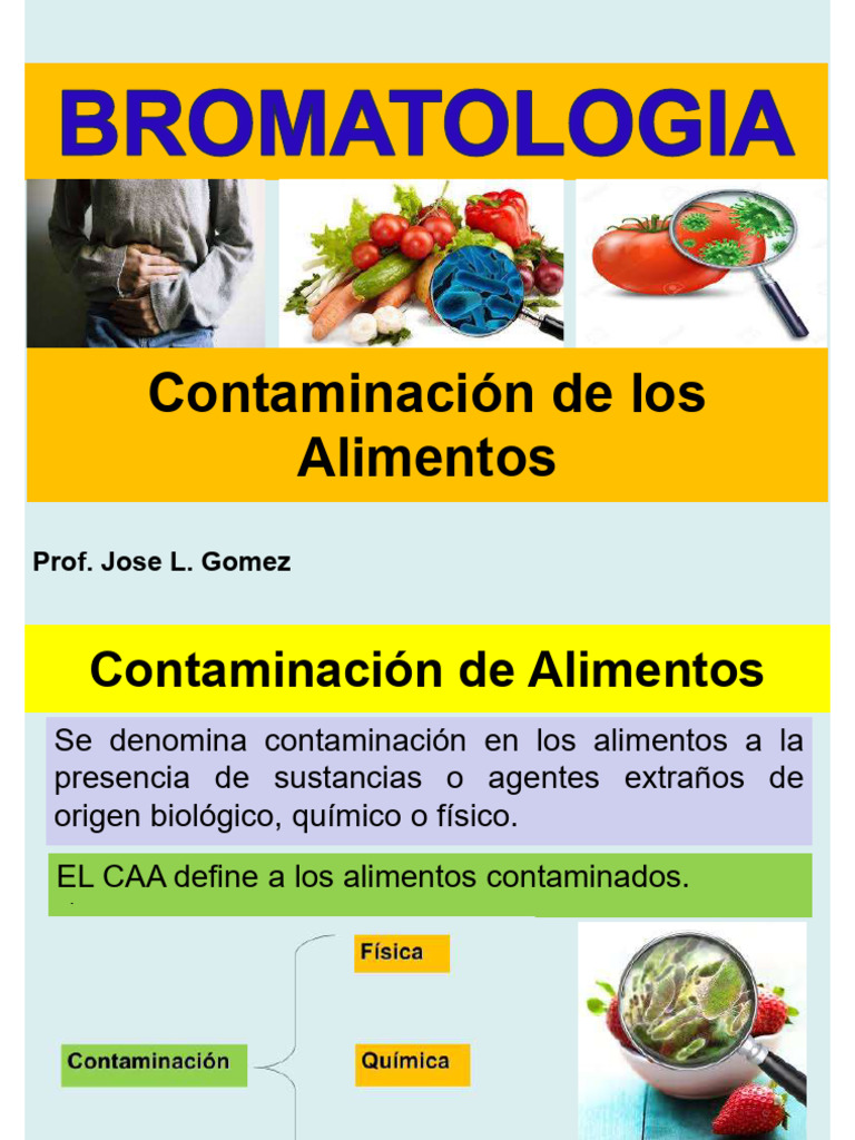 Contaminacion de Alimentos | PDF | Alimentos | Contaminación