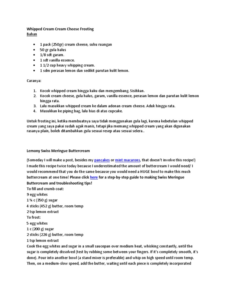 Cake Frosting | PDF