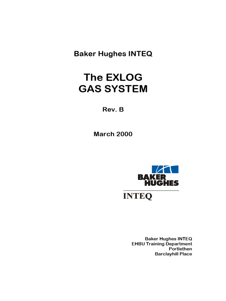 Exlog Gas System Manual | PDF | Combustion | Methane