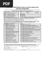 Download Drivers Daily Check Sheet Log Sheet Mileage Sheet by ronscofield SN103588 doc pdf